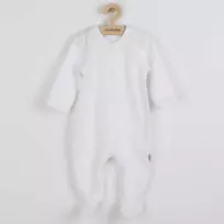 New Baby Naujas praktiškas baltas berniuko medvilninis kombinezonas, dydis 80 (9-12m), 80 (9-12m)