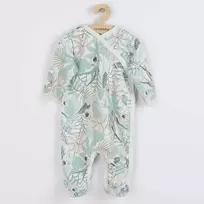 New Baby Naujas Baby Lovely Žalias Cotton kombinezonas kūdikiams su užsegimu šonuose, 74 (6-9m), 74 (6-9m) dydis