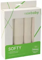 Dėklas Ekologiškos medvilnės sauskelnės New Baby Softy 70 x 70 cm 4 vnt.
