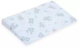 Pagalvės-pagalvėlės užvalkalas lovai New Baby BASIC 59x37 cm mėlynas