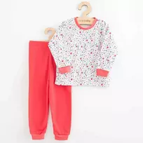 Vaikiška medvilninė pižama New Baby gėlės, 92/98