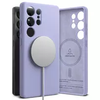 Ringke Silicone MagSafe Samsung Galaxy S25 Ultra - dėklas telefonui violetinės spalvos