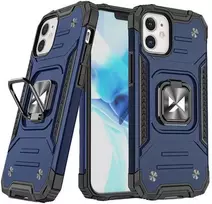 Wozinsky Dėklas šarvuotas dėklas iPhone 14 Plus magnetiniam laikikliui Ring Armor mėlyna