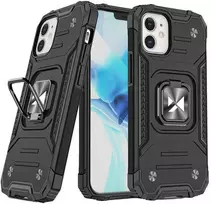 Wozinsky Dėklas šarvuotas dėklas iPhone 14 Plus magnetiniam laikikliui Ring Armor juoda