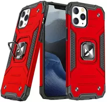 Wozinsky Dėklas iPhone 14 Pro Max šarvuotas korpusas magnetinio laikiklio žiedas raudonas