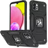 Wozinsky Dėklas Armored Case Samsung Galaxy A03 Magnetic Holder Ring Armor juoda