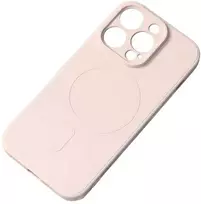 Hurtel MagSafe silikoninis dėklas iPhone 15 Pro Max – rožinis