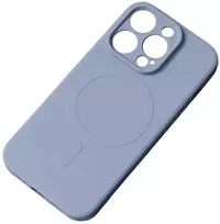 Hurtel MagSafe Compatible Silikoninis Apple iPhone 15 Pro Silikoninis dėklas – pilkos spalvos