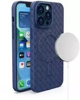Hurtel Pintas MagSafe dėklas iPhone 15 Pro – tamsiai mėlynas