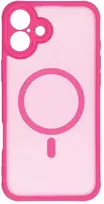 Dėklas Oem Case for iPhone 16 PLUS Full Matte Mag Cover compatible with MagSafe pink