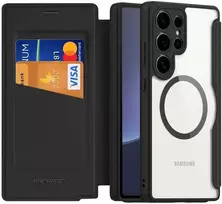 Dux Ducis Skin X Pro Samsung Galaxy S25 Ultra with MagSafe and Wallet – dėklas telefonui juodos spalvos