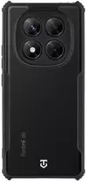 Tactical Quantum Stealth dėklas skirtas Xiaomi Redmi Note 14 Pro 5G skaidrus ir juodos spalvos
