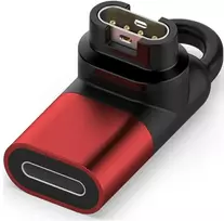 Adapteris Lightning Beline laikrodžio įkrovimui Garmin raudonas spalvos