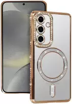 Topt Bling Magsafe Dėklas skirtas Samsung Galaxy A26 5G aukso spalvos