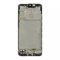 Dėklas LCD ekranas + jutiklinis blokas + priekinis dangtelis Samsung A165 Galaxy A16 4G Juodas (Paslaugų paketas)