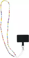 Oem PIXIE telefono dirželis, telefono pakabukas / laido ilgis 68 cm (34 cm kilpoje) / ant kaklo - karoliukai