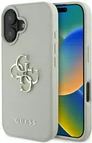 Dėklas Guess Grained Big 4G Logo Small Classic Logo Apple iPhone 16 žalias