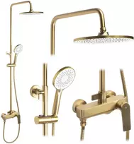 REA AVALON BRUSHED GOLD dušo komplektas