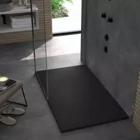rea Dušo irklavimo baseinas Magnum Juodas 120x80
