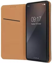 Dėklas Oem Flip case for iPhone 16e (SE 4 2025) Smart Pro Book leather juodas