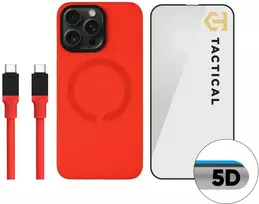 Dėklas Tactical Raudona Limited Edition Combo pro Apple iPhone 15 Pro Max