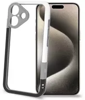 Celly apsauginis dėklas iPhone 16 telefonui, juodas/baltas