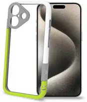 Celly dėklas „iPhone 16“ telefonui, baltas/žalias