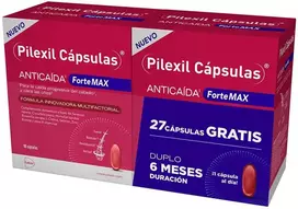 PILEXIL FORTE MAX anti-hair loss capsules pack 2 x 90 units