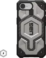 UAG Urban Armor Gear dėklas MONARCH PRO suderinamas su MagSafe, skirtas IPHONE 16e titanium