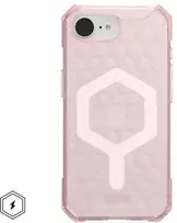 UAG Urban Armor Gear dėklas ESSENTIAL ARMOR suderinamas su MagSafe, skirtas IPHONE 16e rose