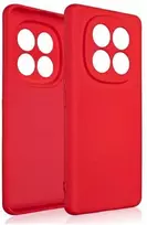 Beline silikoninis Xiaomi Redmi Note 14 Pro Plus 5G dėklas telefonui raudonos spalvos