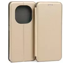 Beline Book Magnetic Xiaomi Redmi Note 14 Pro Plus 5G dėklas telefonui aukso spalvos