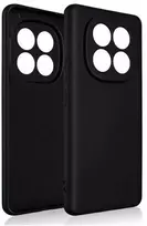 Beline silikoninis Xiaomi Redmi Note 14 Pro Plus 5G dėklas telefonui juodos spalvos