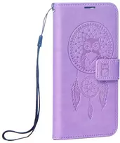 Oem MEZZO Book dėklas skirtas Samsung Galaxy A15 4G / A15 5G dreamcatcher violetinės spalvos