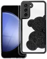 Oem TEDDY BEAR Dėklas skirtas Samsung Galaxy A15 4G / A15 5G juodos spalvos