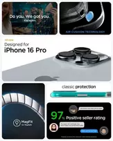 Dėklas Spigen Classic C1 MagSafe, bondi mėlynas - iPhone 16 Pro