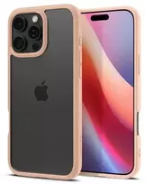 Dėklas Spigen „Ultra Hybrid“, rožinio titano spalvos – „iPhone 16 Pro“