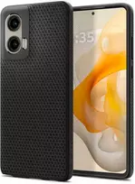 Dėklas Spigen Liquid Air, matte juodas - Motorola Moto G Stylus 5G 2024