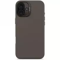 Dėklas Decoded Dekoduotas antimikrobinis silikoninis dangtelis MagSafe, skirtas iPhone 16 Plus – rudas