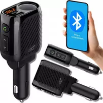 FM siųstuvas LTC „BLUETOOTH“ SIŲSTUVAS V5.3 SU GN. CIGAREČIŲ ŽIEBTUVŲ 120 W AKUMULIATORIAUS ĮKŪRIMO MATUOKLIS QC3.0+ C TIPO (PD 20 W)
