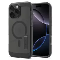 „Spigen Tough Armor“ „T“ MagSafe iPhone 16 Pro Max apsauginis dėklas, juodas