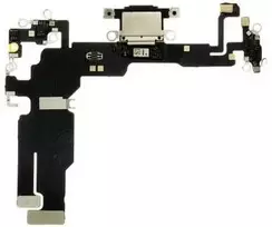 Dėklas Iphone Lcd „iPhone 15“ lankstus laidas su įkrovimo jungtimi, juoda