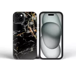 Dėklas Case for iPhone 15 PRO MAX Forcell F-Protect Mirage compatible with Magsafe Military Drop-Test juodas marble