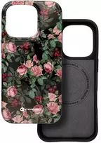 „iPhone 15 PRO Forcell F-Protect Mirage“ dėklas, suderinamas su kariniu kritimo testu, rožinis dramos efektas