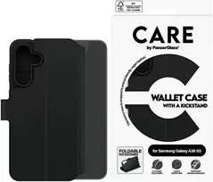 Panzer Glass CARE by PanzerGlass Feature Wallet Kickstand Samsung Galaxy A36 5G dėklas telefonui juodos spalvos