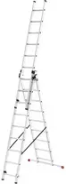 Hailo ProfiStep Combi kopėčios | aliuminis | 3x12 laiptelių