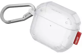 Dėklas Skinarma Mecha CE skirtas AirPods 4 frost