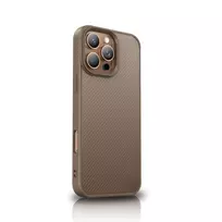 Wozinsky Carbon Fiber with MagSafe for Samsung Galaxy S25 Plus – dėklas telefonui rudos spalvos