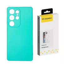 Dėklas Wozinsky Silicone Samsung Galaxy S24 FE – dėkals telefonui mėtų spalvos