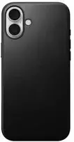 Dėklas Nomad Modern Leather case, juodas - iPhone 16 Plus